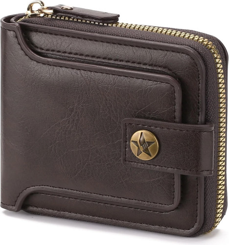 Billetera cuero para hombre - cuero,