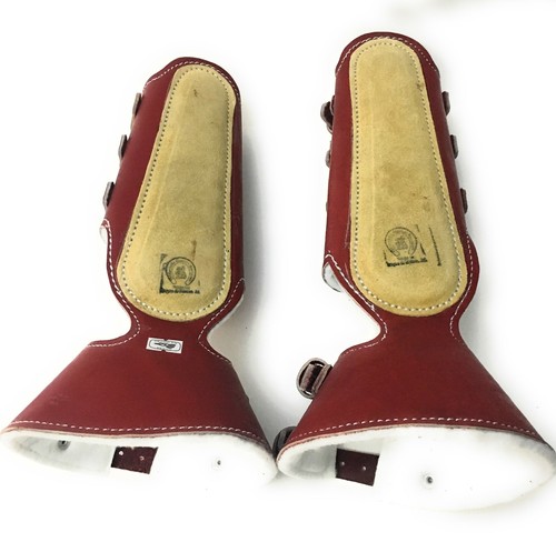 Red horse leg - horse, boots